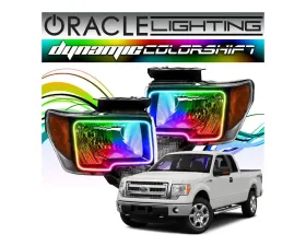 Oracle Lighting Dynamic ColorSHIFT Headlight Halo Kit Ford F-150 | Raptor 2009-2014