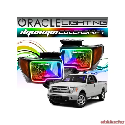 Oracle Lighting Dynamic ColorSHIFT Headlight Halo Kit Ford F-150 | Raptor 2009-2014 - 2300-332