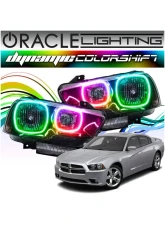 Oracle Lighting Dynamic ColorSHIFT Headlight Halo Kit Dodge Charger 2011-2014                                     - 2234-332 - Image 5