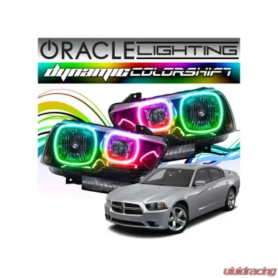Oracle Lighting Dynamic ColorSHIFT Headlight Halo Kit Dodge Charger 2011-2014 - 2234-332