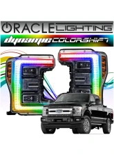 Oracle Lighting Dynamic ColorSHIFT Headlight DRL Non-LED Ford F-Series Super Duty 2017-2019                                     - 2522-332 - Image 13