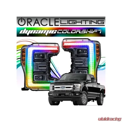 Oracle Lighting Dynamic ColorSHIFT Headlight DRL Non-LED Ford F-Series Super Duty 2017-2019 - 2522-332