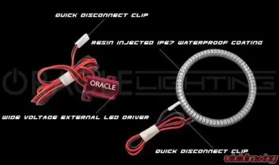 Oracle Lighting 7 Inch Round Exterior Waterproof LED Halo Kit - 3981-335