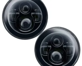 Oracle Lighting 7 Inch ColorSHIFT High Powered LED Headlights Black Bezel (Pair) w/ BC1 Controller Jeep 2007+