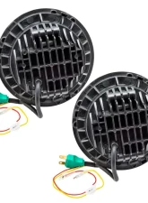 Oracle Lighting 7 Inch ColorSHIFT High Powered LED Headlights Black Bezel (Pair) w/ BC1 Controller Jeep 2007+                                     - 5769-335 - Image 2