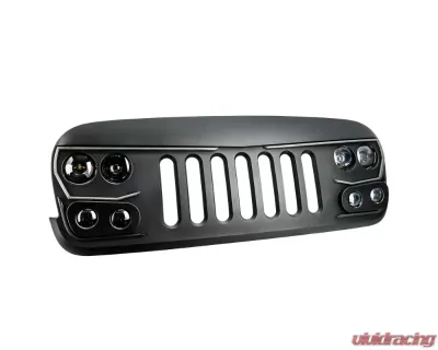 Oracle Lighting VECTOR Series Full LED Grill Jeep Wrangler JK 2007-2017 - 5817-PRO