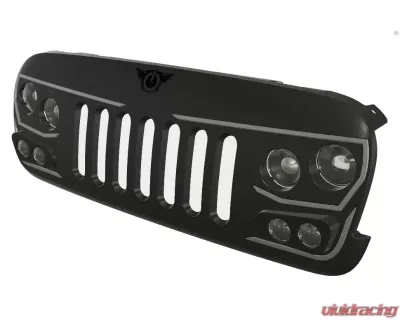 Oracle Lighting VECTOR Series Full LED Grill Jeep Wrangler JK 2007-2017 - 5817-PRO