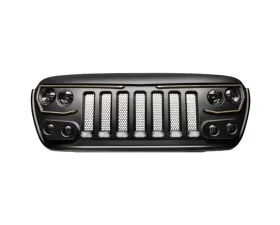 Oracle Lighting Vector Pro-Series Full LED Grill Flat Black Jeep Wrangler JL | Gladiator JT 2018+