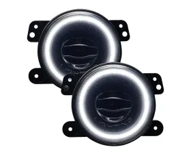 Oracle Lighting High Performance 20W LED Fog Lights White Halo Jeep Wrangler JK/JL | Gladiator JT 2007-2020