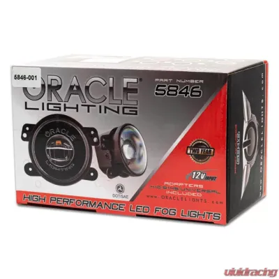 Oracle Lighting High Performance 20W LED Fog Lights Red Halo Jeep Wrangler JK/JL | Gladiator JT 2007-2020 - 5846-003