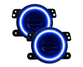 Oracle Lighting High Performance 20W LED Fog Lights Blue Halo Jeep Wrangler JK/JL | Gladiator JT 2007-2020