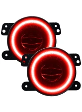 Oracle Lighting High Performance 20W LED Fog Lights Red Halo Jeep Wrangler JK/JL | Gladiator JT 2007-2020                                     - 5846-003 - Image 4
