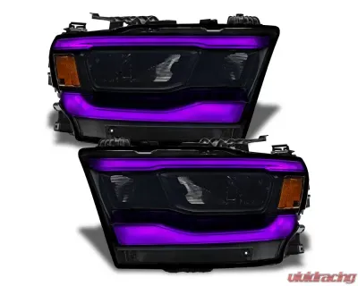 Oracle Lighting ColorSHIFT RGB+W Headlight DRL Upgrade Kit w/o Controller Dodge Ram 1500 2019-2024 - 1281-339