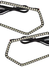 Oracle Lighting Dynamic ColorSHIFT RGB+W Headlight Halo Kit Polaris RZR 570 | 800 | 900 2008-2019                                     - 1273-332 - Image 2