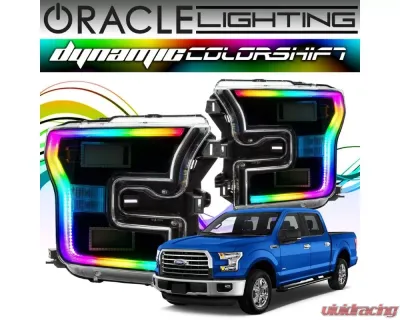 Oracle Lighting Dynamic ColorSHIFT Headlight DRL Upgrade Kit Ford F-150 2015-2017 - 1316-332