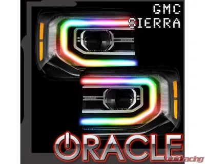 Oracle Lighting LED Halo Kit ColorSHIFT - Simple GMC Sierra 2016-2018 - 1320-504