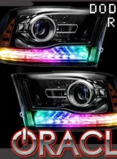 Oracle Lighting Dynamic ColorSHIFT DRL Replacement + Turn Signals Dodge Ram 2013-2018                                     - 1327-332 - Image 6