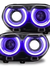 Oracle Lighting ColorSHIFT RGB+W Headlight DRL Upgrade Kit w/o Controller Dodge Challenger 2015-2023                                     - 1329-339 - Image 11