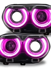 Oracle Lighting ColorSHIFT RGB+W Headlight DRL Upgrade Kit w/o Controller Dodge Challenger 2015-2023                                     - 1329-339 - Image 12