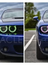 Oracle Lighting ColorSHIFT RGB+W Headlight DRL Upgrade Kit w/ RF Controller Dodge Challenger 2015-2023                                     - 1329-330 - Image 17