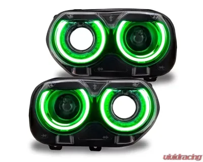 Oracle Lighting ColorSHIFT RGB+W Headlight DRL Upgrade Kit w/o Controller Dodge Challenger 2015-2023 - 1329-339
