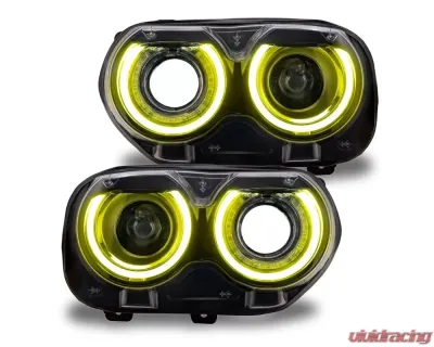 Oracle Lighting ColorSHIFT RGB+W Headlight DRL Upgrade Kit w/o Controller Dodge Challenger 2015-2023 - 1329-339