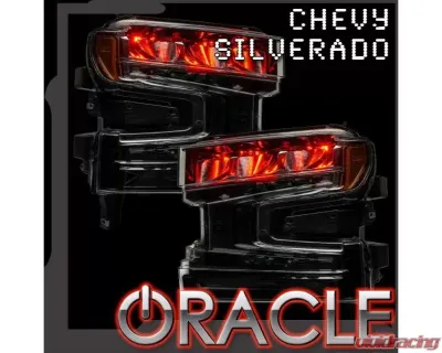 Oracle Lighting ColorSHIFT RGB Demon Eye Headlight Upgrade Chevrolet Silverado | GMC Sierra 1500/2500/3500 2019-2023 - 1440-334