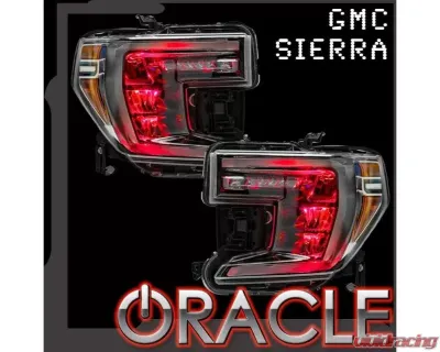 Oracle Lighting ColorSHIFT RGB Demon Eye Headlight Upgrade Chevrolet Silverado | GMC Sierra 1500/2500/3500 2019-2023 - 1440-334