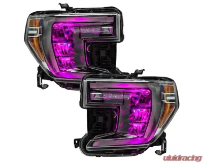 Oracle Lighting ColorSHIFT RGB Demon Eye Headlight Upgrade Chevrolet Silverado | GMC Sierra 1500/2500/3500 2019-2023 - 1440-334