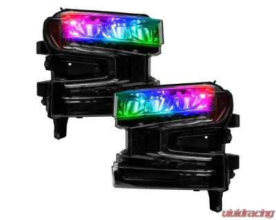 Oracle Lighting ColorSHIFT RGB Demon Eye Headlight Upgrade Chevrolet Silverado | GMC Sierra 1500/2500/3500 2019-2023 - 1440-334