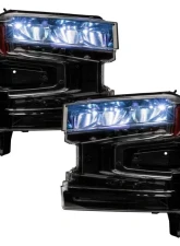 Oracle Lighting ColorSHIFT RGB Demon Eye Headlight Upgrade Chevrolet Silverado | GMC Sierra 1500/2500/3500 2019-2023                                     - 1440-334 - Image 6