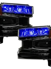 Oracle Lighting ColorSHIFT RGB Demon Eye Headlight Upgrade Chevrolet Silverado | GMC Sierra 1500/2500/3500 2019-2023                                     - 1440-334 - Image 7