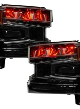 Oracle Lighting ColorSHIFT RGB Demon Eye Headlight Upgrade Chevrolet Silverado | GMC Sierra 1500/2500/3500 2019-2023                                     - 1440-334 - Image 8
