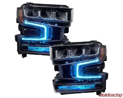Oracle Lighting ColorSHIFT RGB+W Headlight DRL Upgrade Kit w/ 2.0 Controller Chevrolet Silverado 1500 2019-2022 - 1441-333