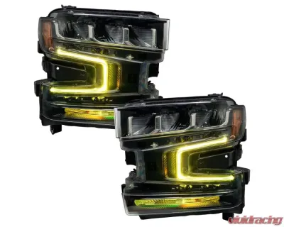 Oracle Lighting ColorSHIFT RGB+W Headlight DRL Upgrade Kit w/ 2.0 Controller Chevrolet Silverado 1500 2019-2022 - 1441-333