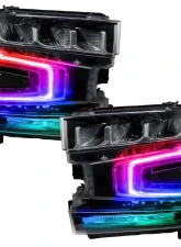 Oracle Lighting ColorSHIFT RGB+W Headlight DRL Upgrade Kit w/ 2.0 Controller Chevrolet Silverado 1500 2019-2022                                     - 1441-333 - Image 12