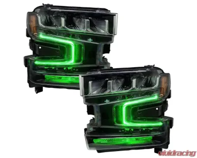 Oracle Lighting ColorSHIFT RGB+W Headlight DRL Upgrade Kit w/ 2.0 Controller Chevrolet Silverado 1500 2019-2022 - 1441-333