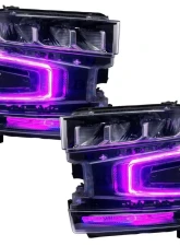 Oracle Lighting ColorSHIFT RGB+W Headlight DRL Upgrade Kit w/ 2.0 Controller Chevrolet Silverado 1500 2019-2022                                     - 1441-333 - Image 9