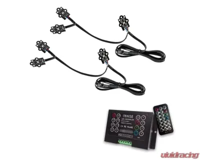 Oracle Lighting ColorSHIFT RGB+W Headlight DRL Upgrade Kit w/ 2.0 Controller Chevrolet Silverado 1500 2019-2022 - 1441-333