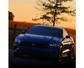 Oracle Lighting Dynamic Colorshift Headlight DRL Halo Kit w/ Sequential Turn Signal Ford Mustang 2018-2022