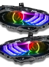 Oracle Lighting Dynamic Colorshift Headlight DRL Halo Kit w/ Sequential Turn Signal Ford Mustang 2018-2022                                     - 1446-332 - Image 11
