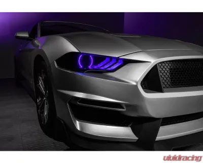 Oracle Lighting Dynamic Colorshift Headlight DRL Halo Kit w/ Sequential Turn Signal Ford Mustang 2018-2022 - 1446-332