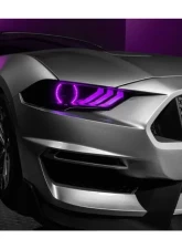 Oracle Lighting Dynamic Colorshift Headlight DRL Halo Kit w/ Sequential Turn Signal Ford Mustang 2018-2022                                     - 1446-332 - Image 19