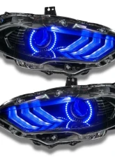 Oracle Lighting Dynamic Colorshift Headlight DRL Halo Kit w/ Sequential Turn Signal Ford Mustang 2018-2022                                     - 1446-332 - Image 6