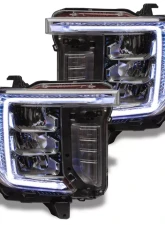 Oracle Lighting ColorSHIFT RGB+W Headlight DRL Upgrade w/ RF Controller GMC Sierra 2500 | 3500 HD 2020-2023                                     - 1451-330 - Image 5