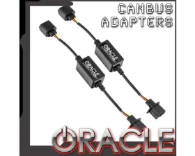 Oracle Lighting LED Canbus Flicker-Free Adapters Pair H4