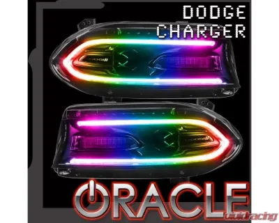 Oracle Lighting Rgb+W Drl Headlight Conversion Kit Dodge Charger 2015-2021 Colorshift - Bc1 - 1443-335