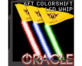 Oracle Lighting 6ft Off-Road ColorSHIFT LED Whip