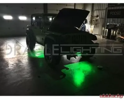 Oracle Lighting ColorSHIFT Underbody Wheel Well Rock Light Kit 8 Piece Bluetooth w/ RF - 5819-333