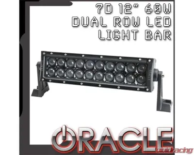 Oracle Lighting 12" Black Series 7D 60W Dual Row LED Light Bar - 5805-001